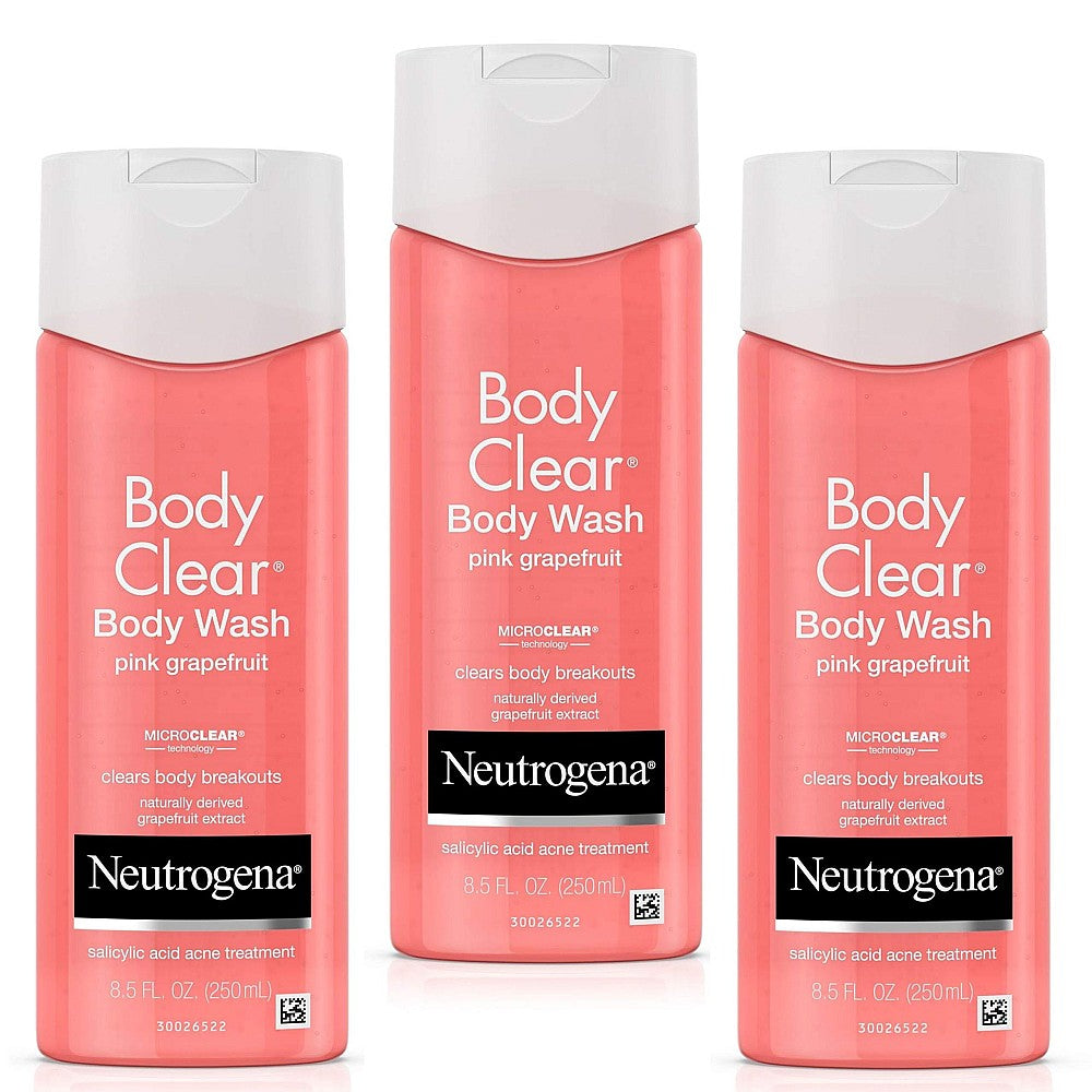 Neutrogena Body Clear Acne Body Wash, Pink Grapefruit, 8.5 fl. oz